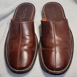 John Varvatos leather driving sandals M sz9